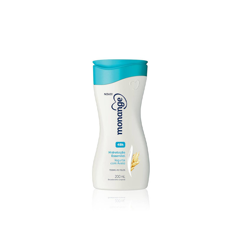 DESODORANTE CORPORAL IOGURTE COM AVEIA MONANGE HIDRATAÇÃO ESSENCIAL FRASCO 200ML