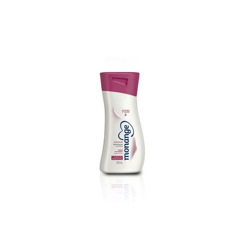 DESODORANTE CORPORAL FRUTAS VERMELHAS MONANGE HIDRATAÇÃO ESSENCIAL FRASCO 200ML