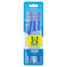 ESCOVA DENTAL MÉDIA ORAL-B 1-2-3 CLEAN 3 UNIDADES