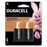 PILHA ALCALINA C MN 1400B2 DURACELL 2 UNIDADES 1,5V