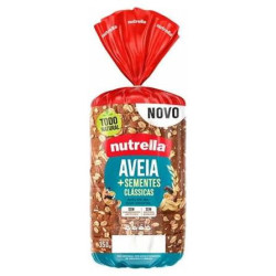 PÃO INTEGRAL AVEIA E SEMENTES CLÁSSICAS NUTRELLA PACOTE 350G