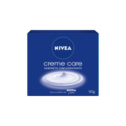 SABONETE BARRA HIDRATANTE NIVEA CREME CARE CAIXA 90G