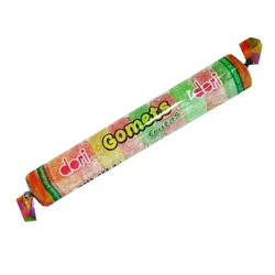 PACK BALA DE GOMA AMERICANA FRUTAS SORTIDAS DORI GOMETS CAIXA 960G 30 UNIDADES