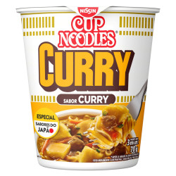 MACARRÃO INSTANTÂNEO CURRY CUP NOODLES COPO 70G