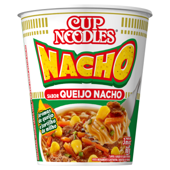 MACARRÃO INSTANTÂNEO QUEIJO NACHO CUP NOODLES COPO 68G