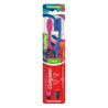 ESCOVA DENTAL MÉDIA COLGATE COLORS CABEÇA COMPACTA 2 UNIDADES