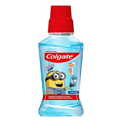 ENXAGUANTE BUCAL ZERO ÁLCOOL TUTTI FRUTTI MINIONS COLGATE PLAX KIDS FRASCO 250ML