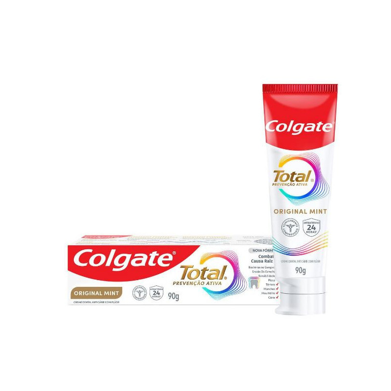 CREME DENTAL COLGATE 90G TOTAL ORIGINAL MINT