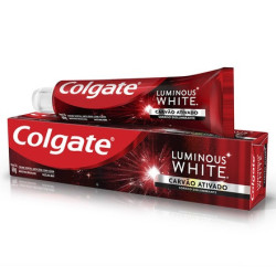 CREME DENTAL CARVÃO ATIVADO DAZZLING MINT COLGATE LUMINOUS WHITE CAIXA 60G