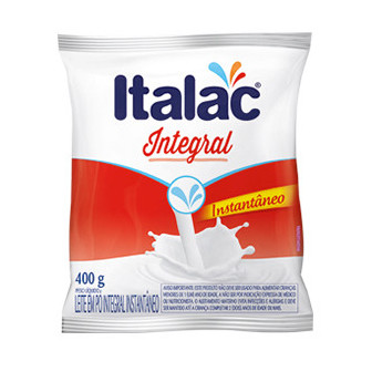 LEITE EM PÓ INTEGRAL INSTANTÂNEO 400G ITALAC