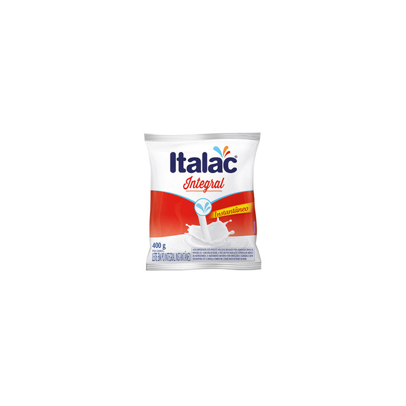 LEITE EM PÓ INTEGRAL INSTANTÂNEO 400G ITALAC