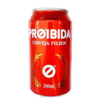 CERVEJA PILSEN PROIBIDA LATA 350ML