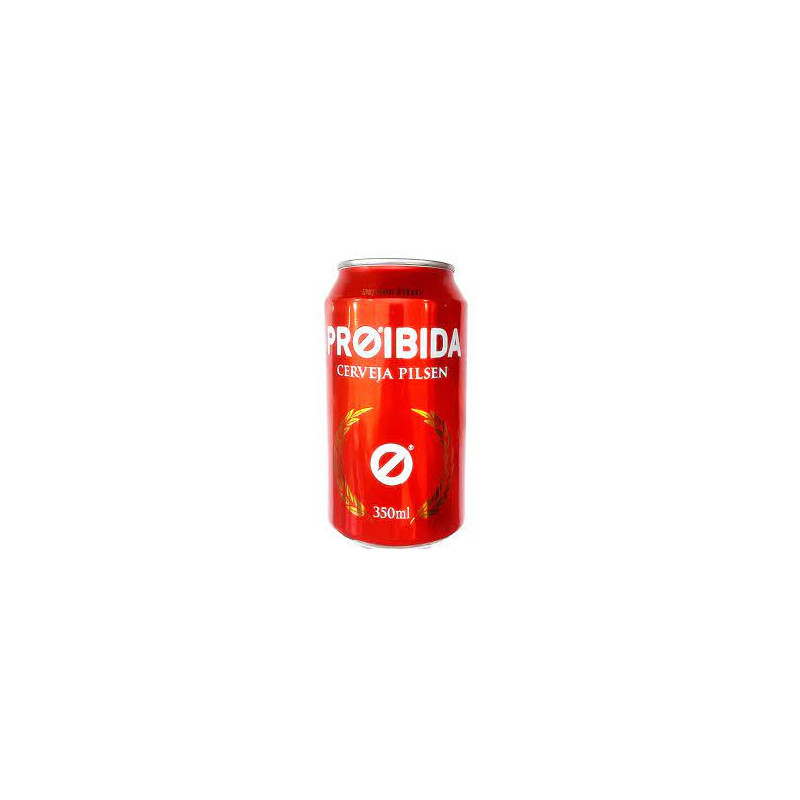 CERVEJA PILSEN PROIBIDA LATA 350ML