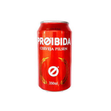 CERVEJA PILSEN PROIBIDA LATA 350ML