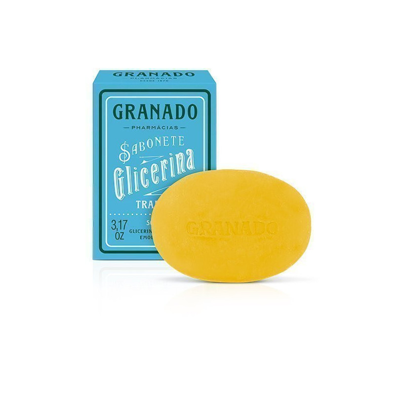 SABONETE BARRA TRADICIONAL GRANADO GLICERINA CAIXA 90G