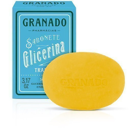 SABONETE BARRA TRADICIONAL GRANADO GLICERINA CAIXA 90G