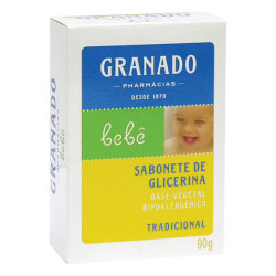 SABONETE BARRA GRANADO BEBÊ CAIXA 90G