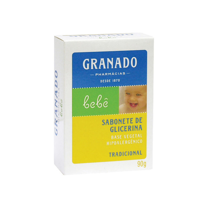 SABONETE BARRA GRANADO BEBÊ CAIXA 90G