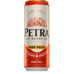 CERVEJA PURO MALTE PETRA ORIGEM LATA 350ML