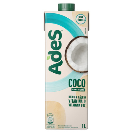 BEBIDA À BASE DE COCO ADES CAIXA 1L