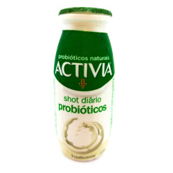 LEITE FERMENTADO TRADICIONAL ZERO LACTOSE ACTIVIA SHOT DIÁRIO FRASCO 100G