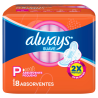 ABSORVENTE COM ABAS SUAVE ALWAYS P PACOTE 8 UNIDADES