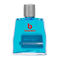 LOÇÃO PÓS-BARBA FACIAL NIGHT BLUE BOZZANO FRASCO 100ML