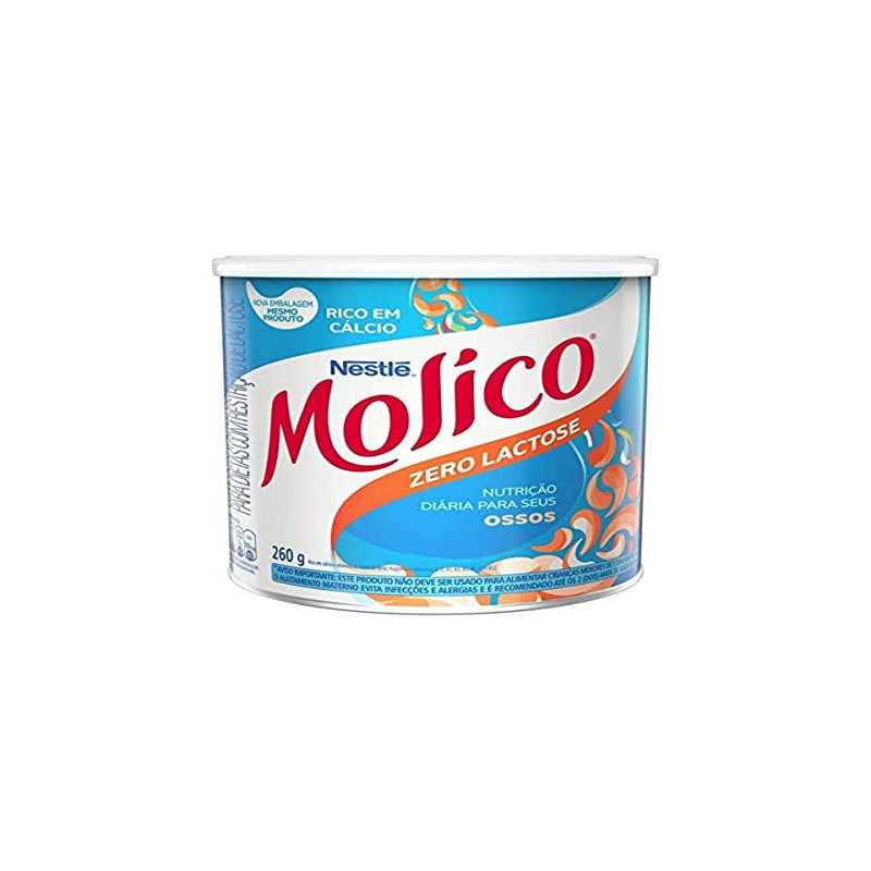 COMPOSTO LÁCTEO ZERO LACTOSE MOLICO LATA 260G