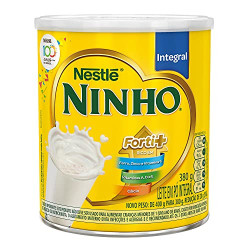 LEITE PÓ INTEGRAL NINHO LATA 380G