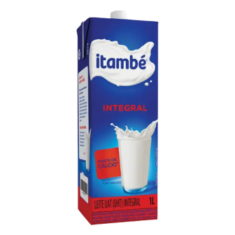 LEITE UHT INTEGRAL ITAMBÉ CAIXA COM TAMPA 1L