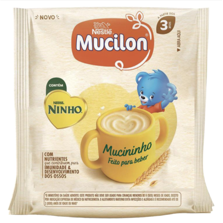 PO PARA PREPARO DE BEBIDA COM CEREAL MUCILON MUCININHO PACOTE 560G
