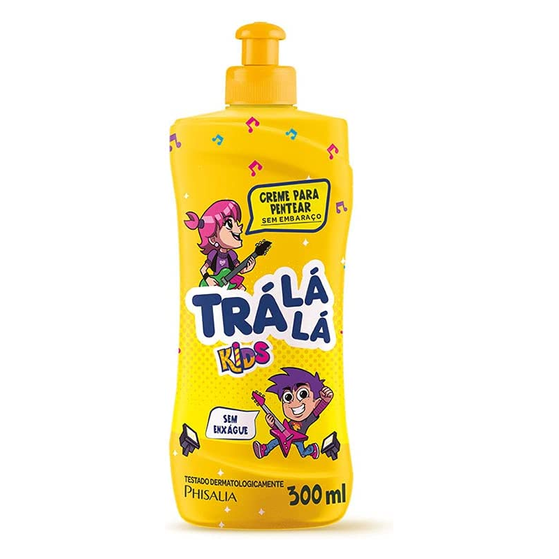 CREME PARA PENTEAR TRÁ LÁ LÁ KIDS SEM EMBARAÇO FRASCO 300ML