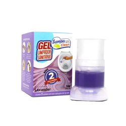 GEL SANITARIO SAMPA CLEAN 14G ADESIVO LAVANDER