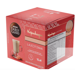 MOCHACCINO EM CÁPSULA KOPENHAGEN LAJOTINHA NESCAFÉ DOLCE GUSTO CAIXA 170G 10 UNIDADES