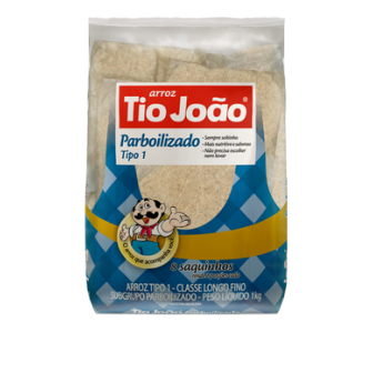 ARROZ PARBOILIZADO TIO JOÃO TIPO 1 1KG