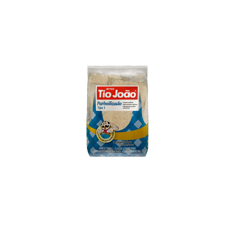 ARROZ PARBOILIZADO TIO JOÃO TIPO 1 1KG