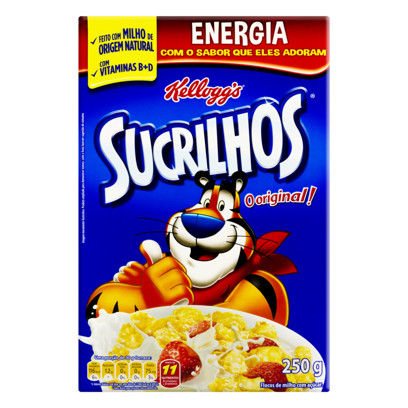 CEREAL MATINAL ORIGINAL KELLOGGS SUCRILHOS CAIXA LEVE 240G PAGUE 200G