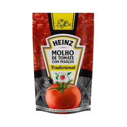 MOLHO DE TOMATE COM PEDAÇOS TRADICIONAL HEINZ SACHÊ 240G