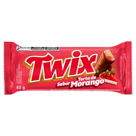 CHOCOLATE TORTA DE MORANGO TWIX PACOTE 40G