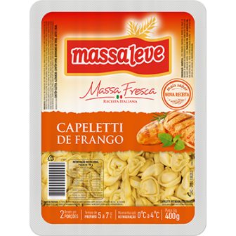 CAPELETTI MASSA LEVE 400GR FRANGO