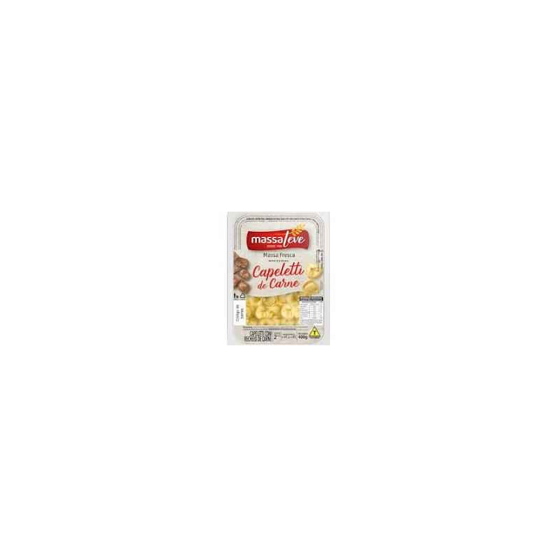 CAPELETTI CARNE MASSA LEVE BANDEJA 400G