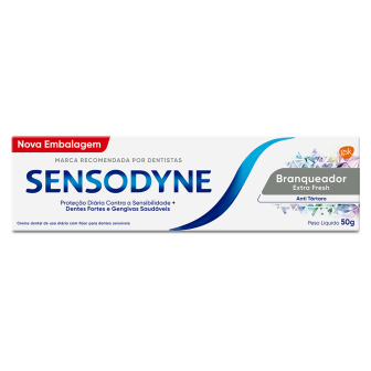 CREME DENTAL EXTRA FRESH SENSODYNE CAIXA 50G