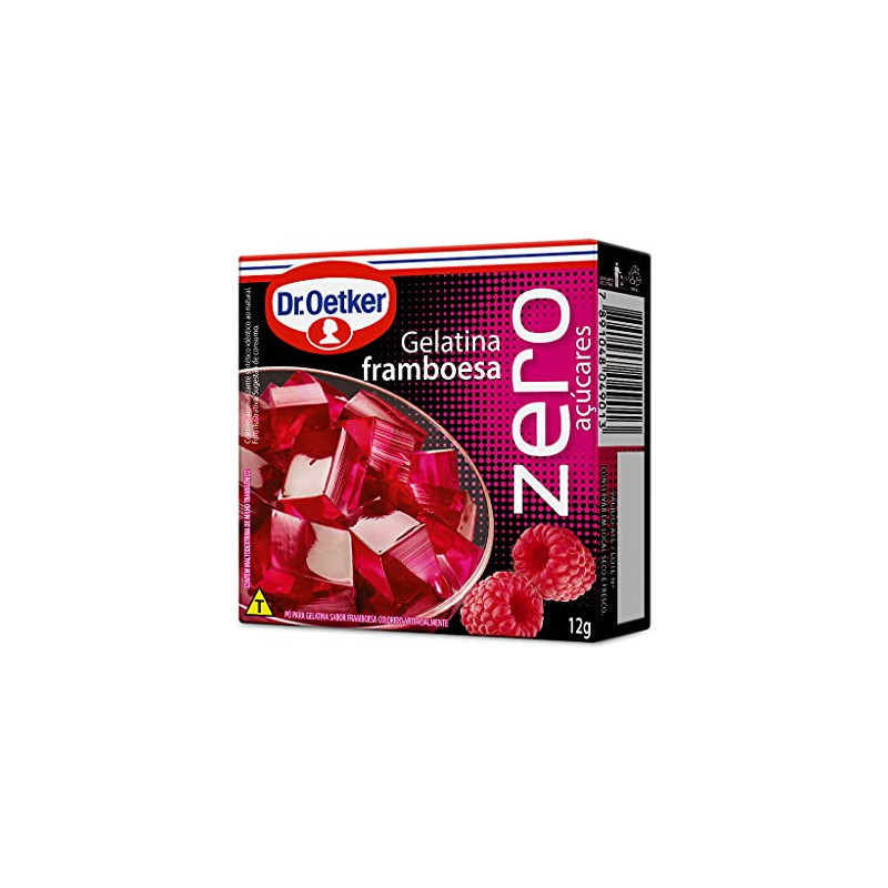 GELATINA ZERO FRAMBOESA DR OETKER