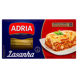 MASSA PARA LASANHA ADRIA CAIXA 500G