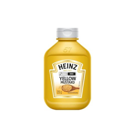 MOSTARDA AMARELA HEINZ SQUEEZE 255G