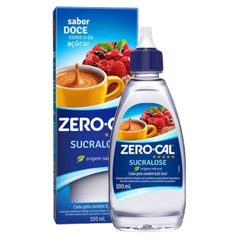 ADOÇANTE LÍQUIDO ZERO CAL CAIXA 100ML