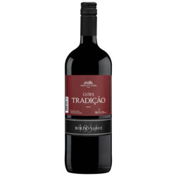VINHO BRASILEIRO TINTO SUAVE GÓES TRADIÇÃO BORDÔ SÃO ROQUE GARRAFA 1L