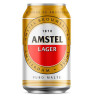 CERVEJA LAGER PURO MALTE AMSTEL LATA 350ML