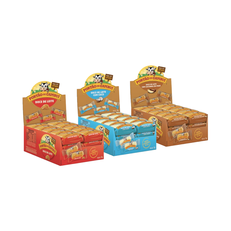DOCE DE LEITE TABLETE PORTÃO DE CAMBUÍ PACOTE 25G