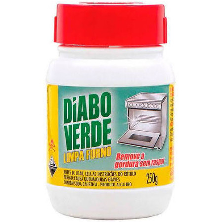 LIMPADOR PARA FORNO DIABO VERDE FRASCO 250G